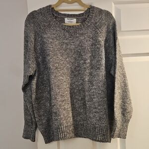 Old Navy Men's Gray Marled Crewneck Sweater